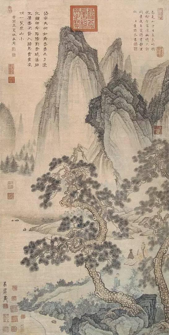 赏宋画南宋四大家之马远作品