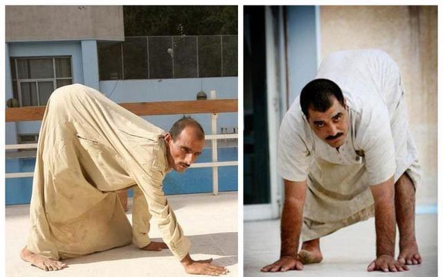 伊拉克再现爬行人家族, 重返人类原始步态, 手脚不分, 四肢着地