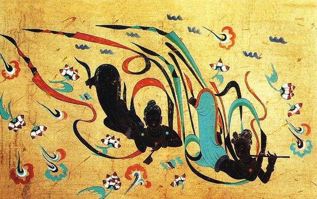 敦煌飞天艺术欣赏_新浪新闻