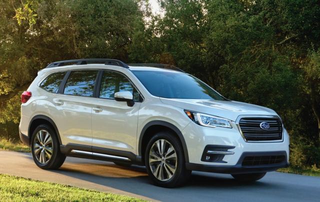 2019斯巴鲁ascent,可坐七或八人,31995美元起,标配很良心