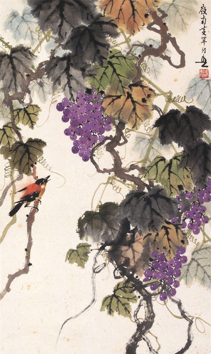 黄幻吾 · 笔下的葡萄 …|黄幻|笔下|黄幻吾_新浪新闻