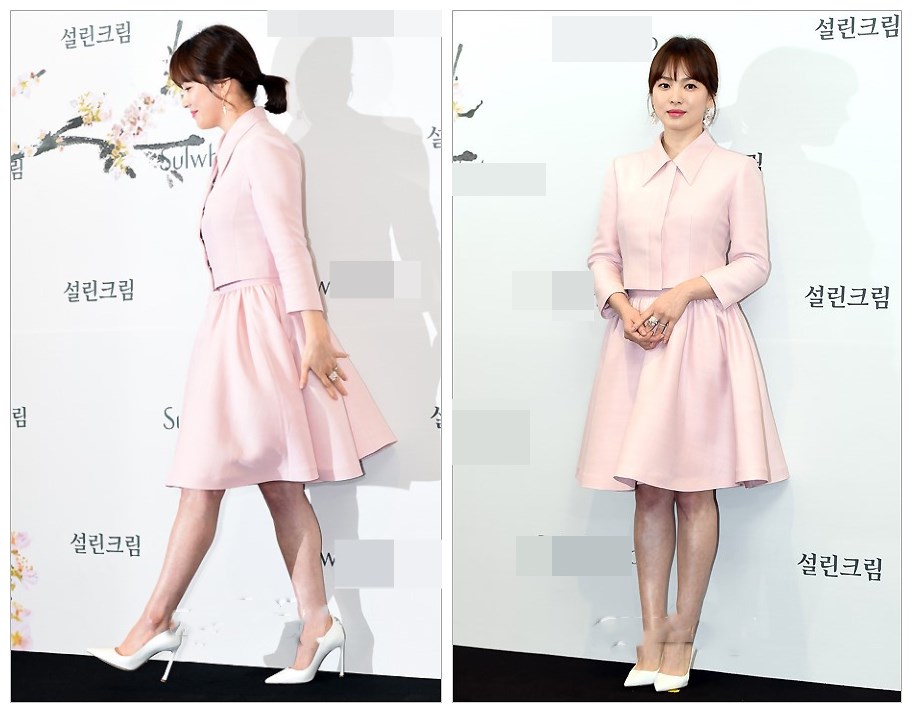 其实宋慧乔的身高不是很高,所以更需要这样的穿搭