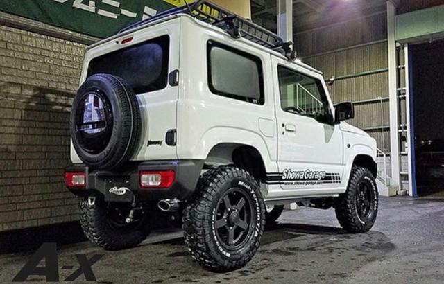 日本车友改装铃木全新一代吉姆尼实在太帅了可惜国内买不到