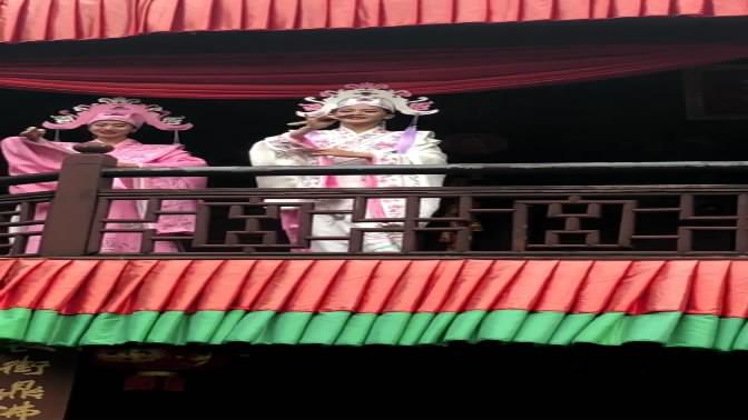 【杭州宋城王员外楼上演出】背景音乐好熟悉,