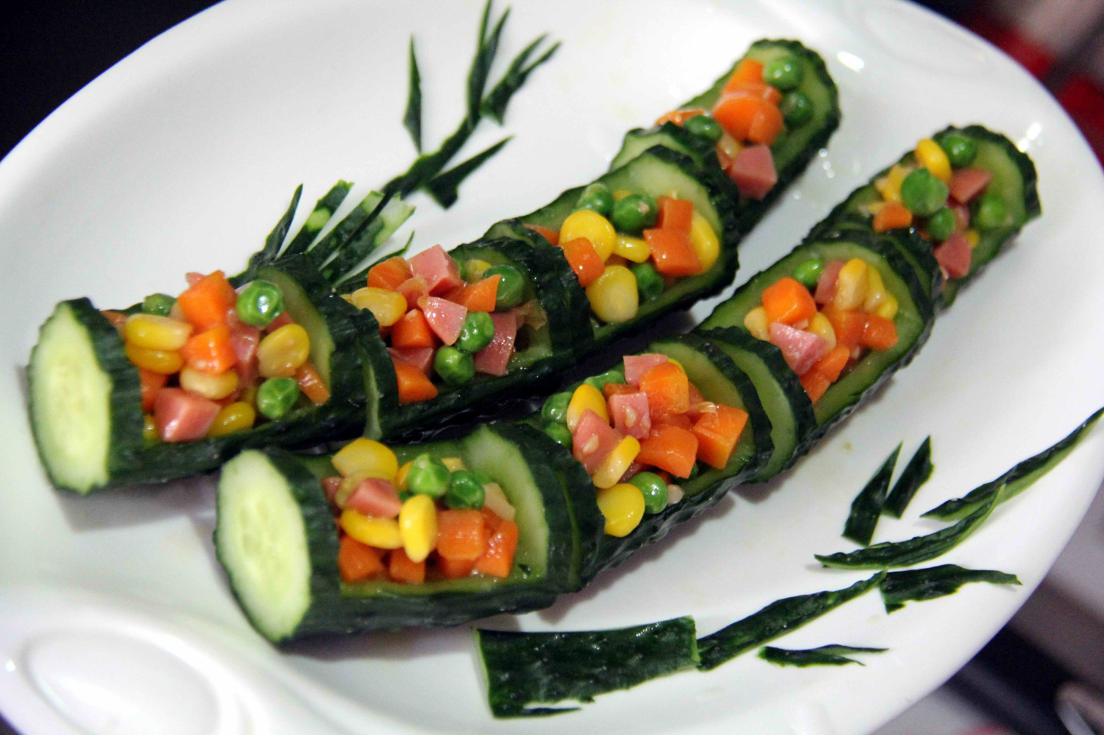 这盘菜好看又好吃,家宴请客做盘真漂亮