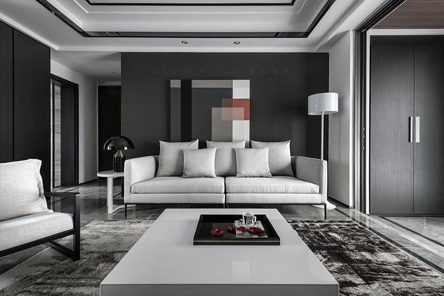 这灰色看起来有点压抑呀要是沙发能改个颜色就好了