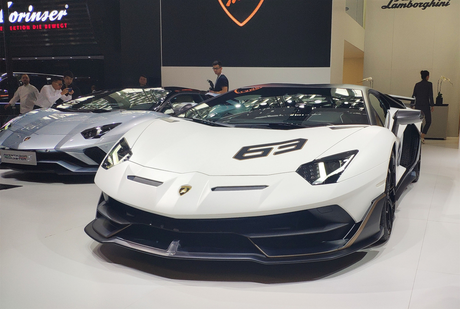 广州车展兰博基尼aventadorsvj实车亮相