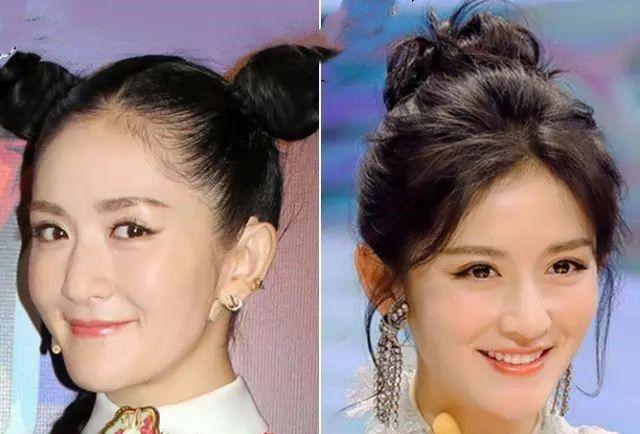 关晓彤扎丸子头后,年轻了十来岁,网友:很符合她的气质!