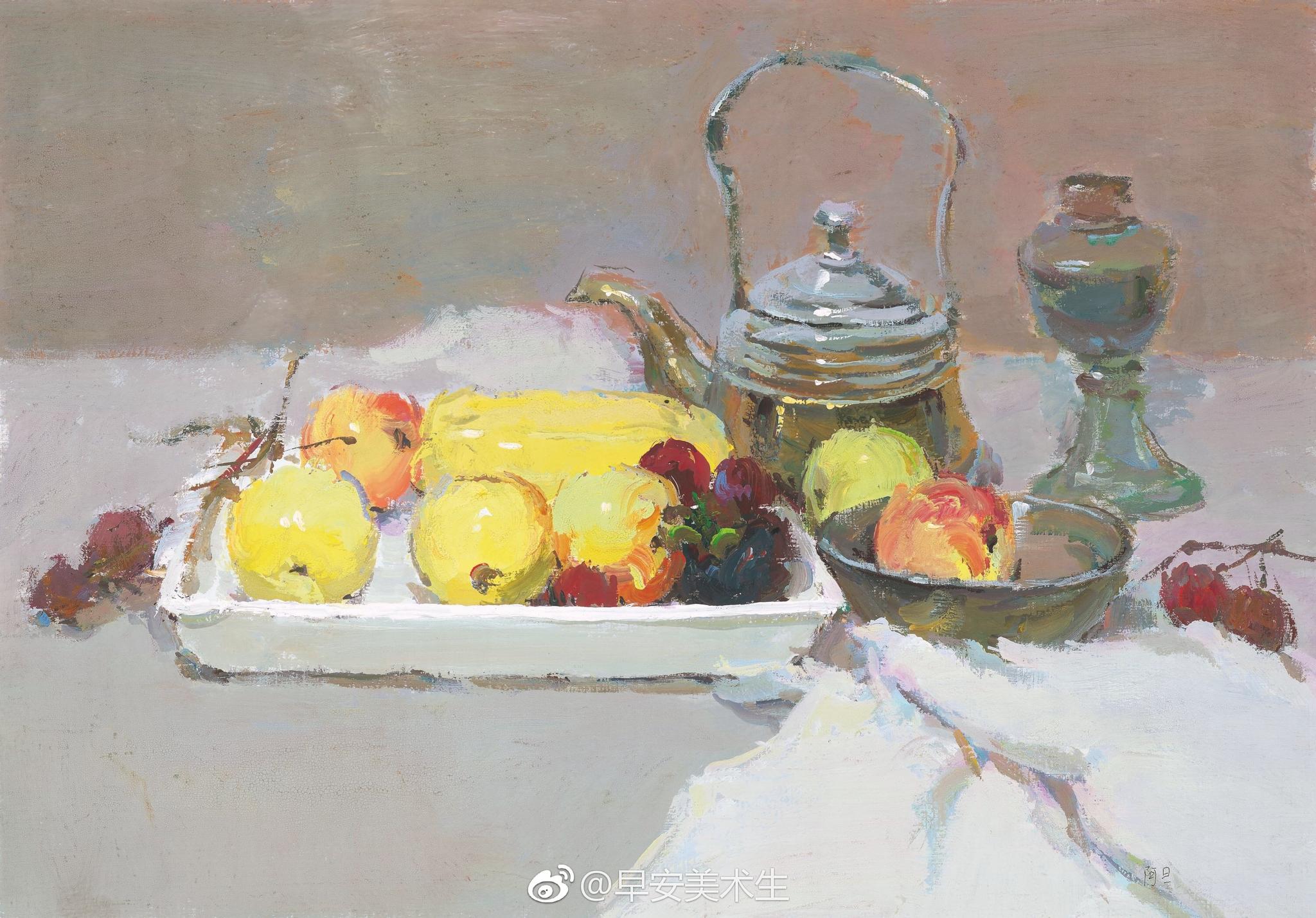 水果类色彩静物