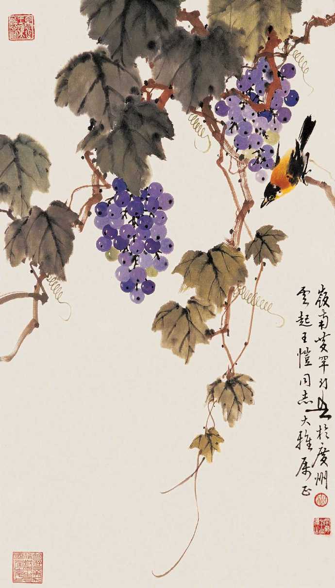 黄幻吾 · 笔下的葡萄 …|黄幻|笔下|黄幻吾_新浪新闻