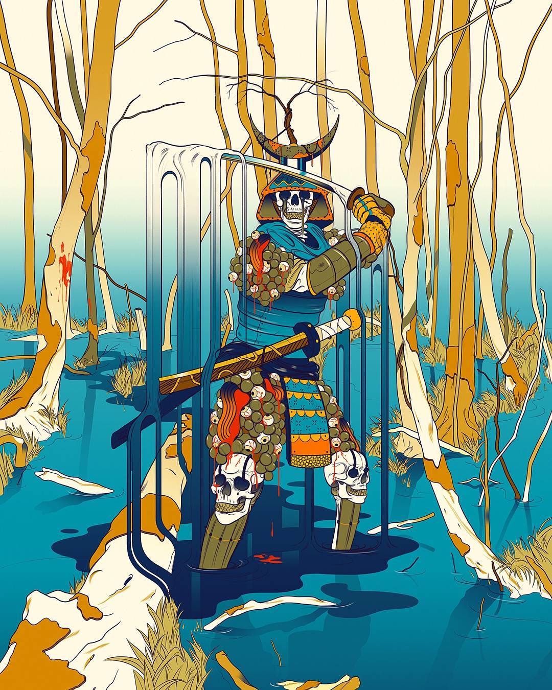 个性插画艺术家andrewarcher