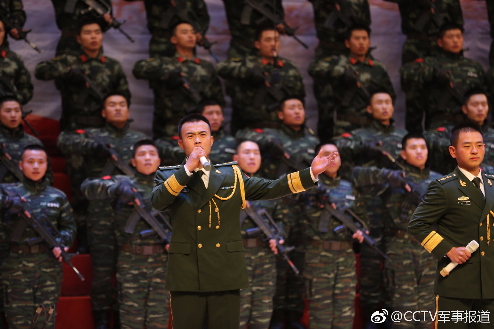 军歌嘹亮!武警某部机动七支队组织"卫士战歌"合唱比赛