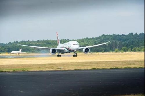 波音公司展出的部分机型比如空客和波音也展示出了名机.