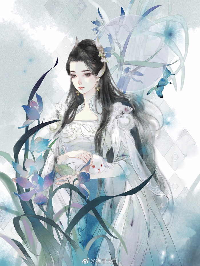 待她长发及腰公子娶她可好二次元古风长发美人特辑