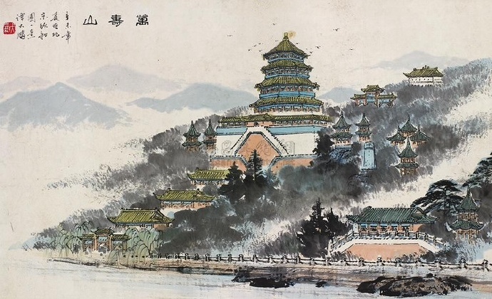 水墨建筑丨谭大鹏绘