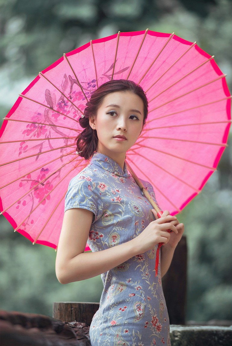 人像摄影(江南风情古韵美女)