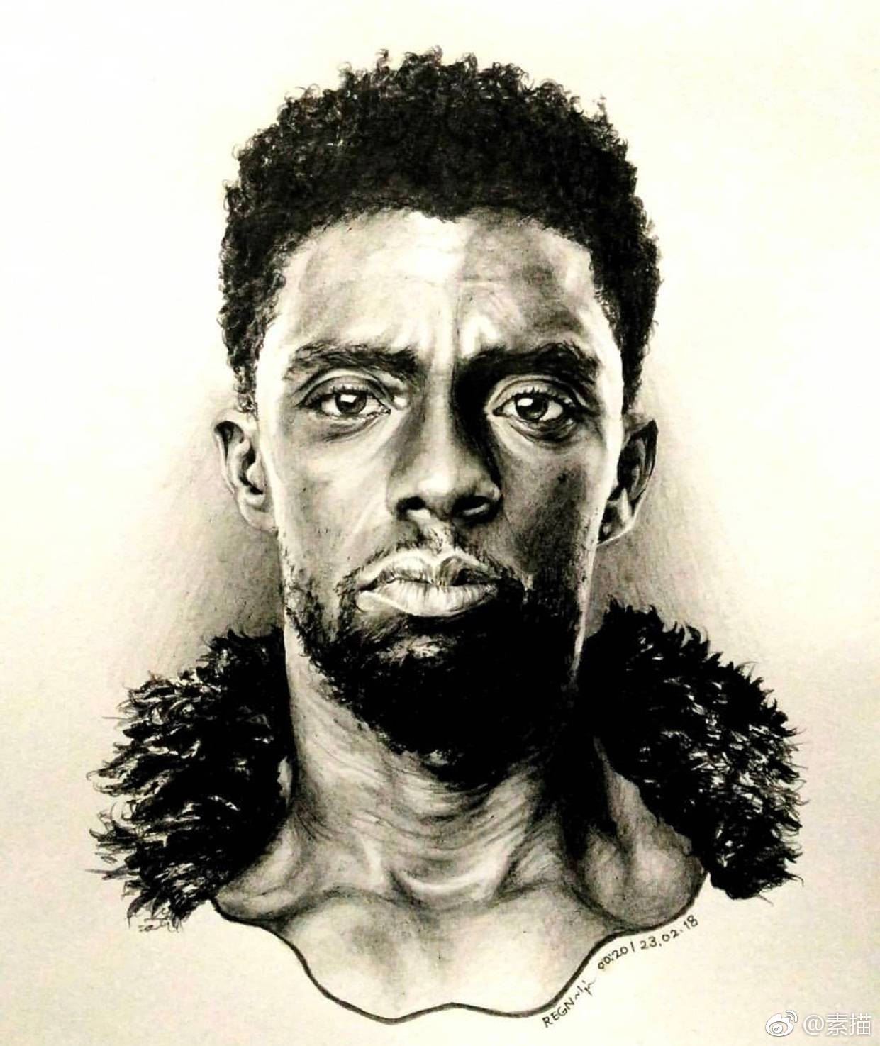 外网大神regnaltmarvel用素描画出了漫威超级英雄扮演者们!