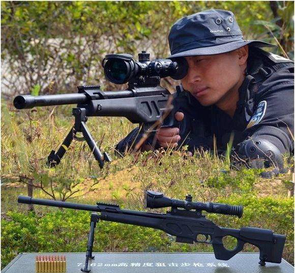 cslr4狙击步枪,白光瞄准镜,微光图像增强仪