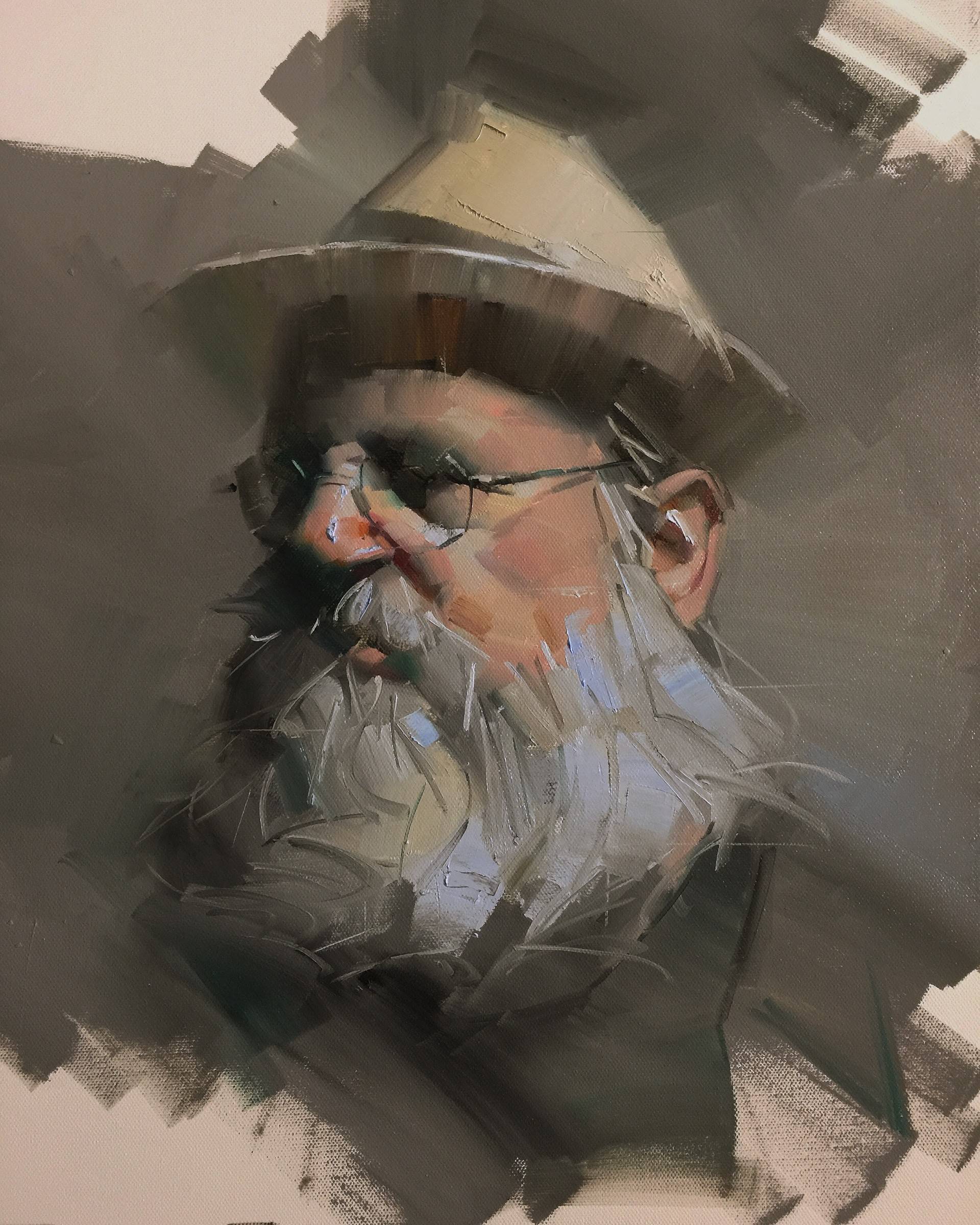 油画人像 | 美国画家 jie gaoart