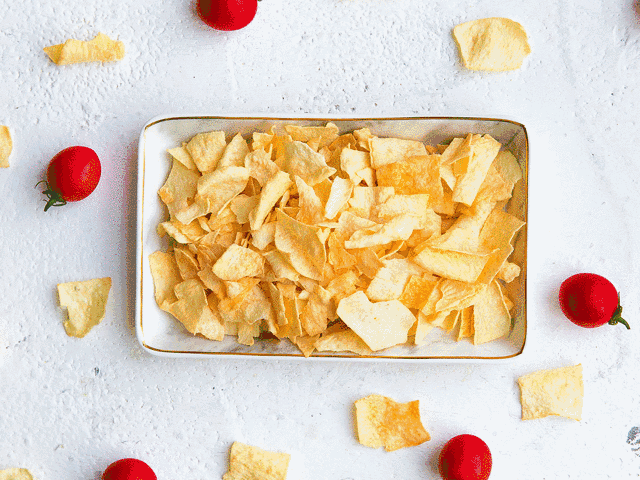 又薄又香又脆的山药脆片,吃完暂时不想吃薯片了!