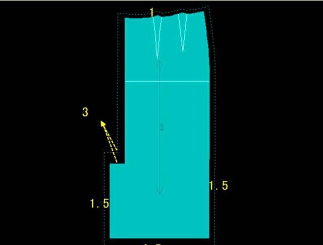 跟张哥学裁剪裙子系列——直筒裙