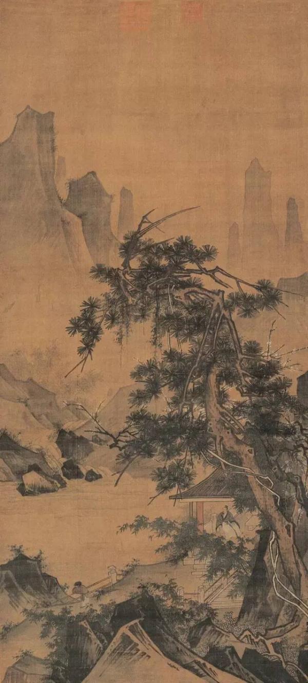 赏宋画南宋四大家之马远作品