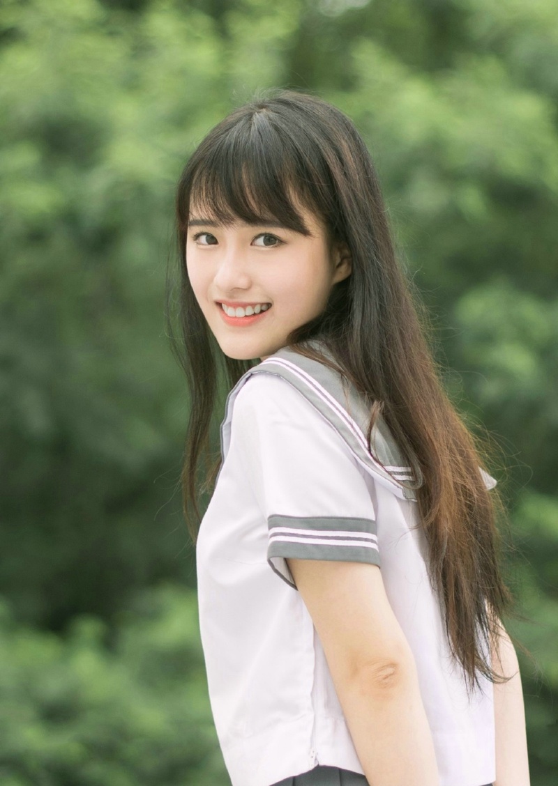 日系齐刘海妹子清纯可爱动人写真集67676767微相册微博摄影