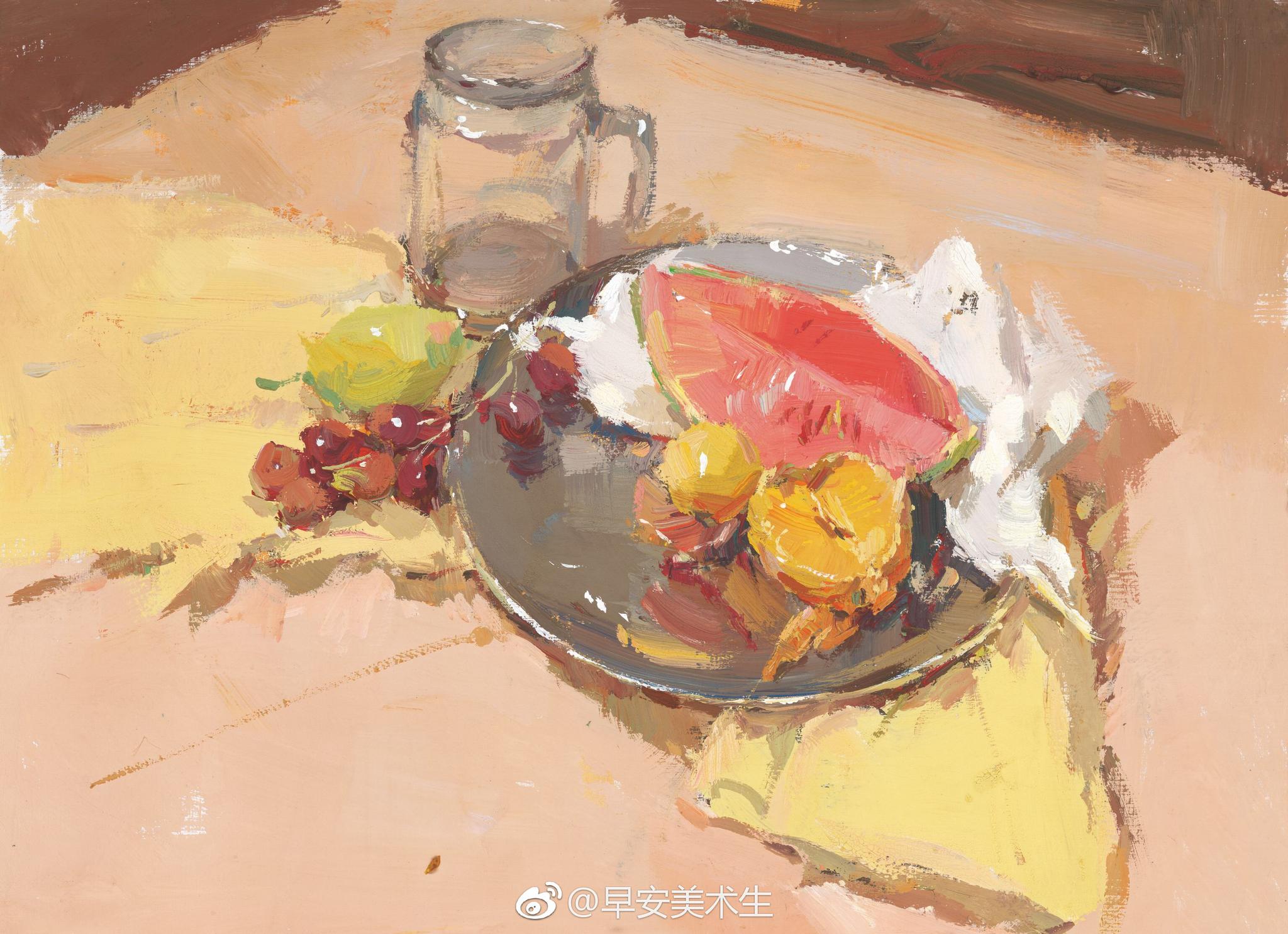 水果类色彩静物