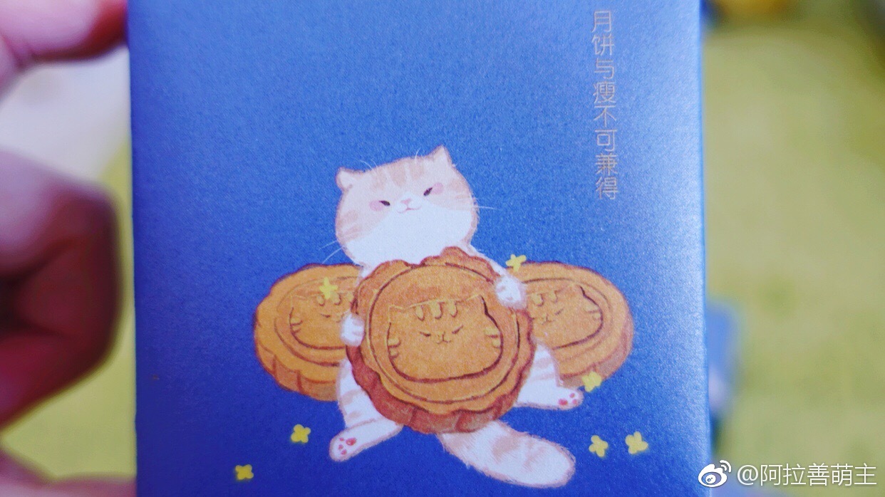 前几天一直忙着没发图,谢谢梨爸@橘猫沙梨sally 寄来的月饼礼盒