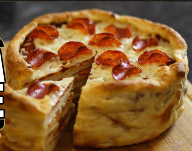 喜欢披萨和蛋糕的人看过来,让你尖叫的披萨蛋糕