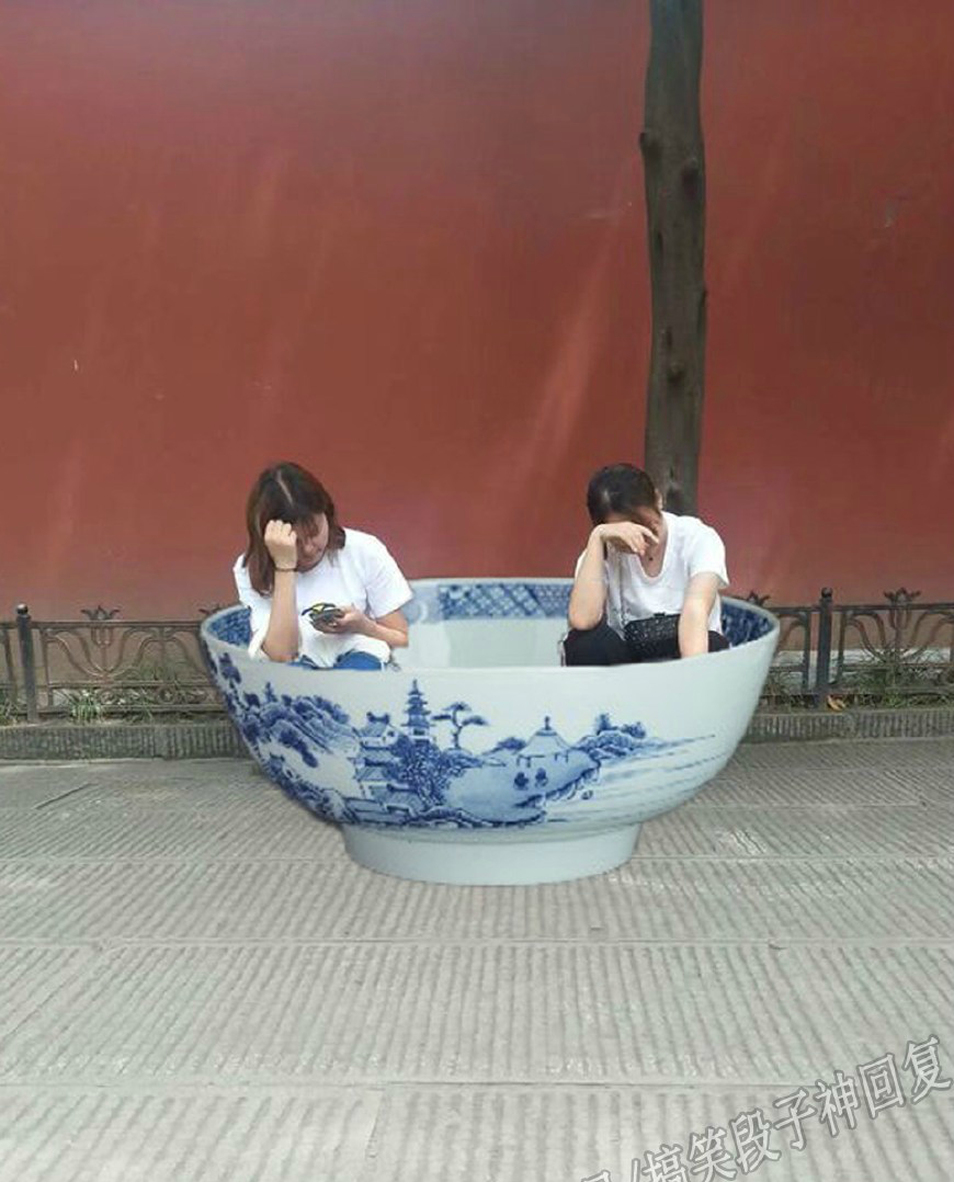 搞笑ps系列,求大神在空中p一条龙,看到p后的龙,忍不住想笑