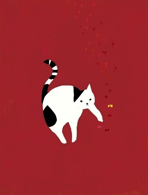 猫咪 日本插画师 yoshinori mozneko