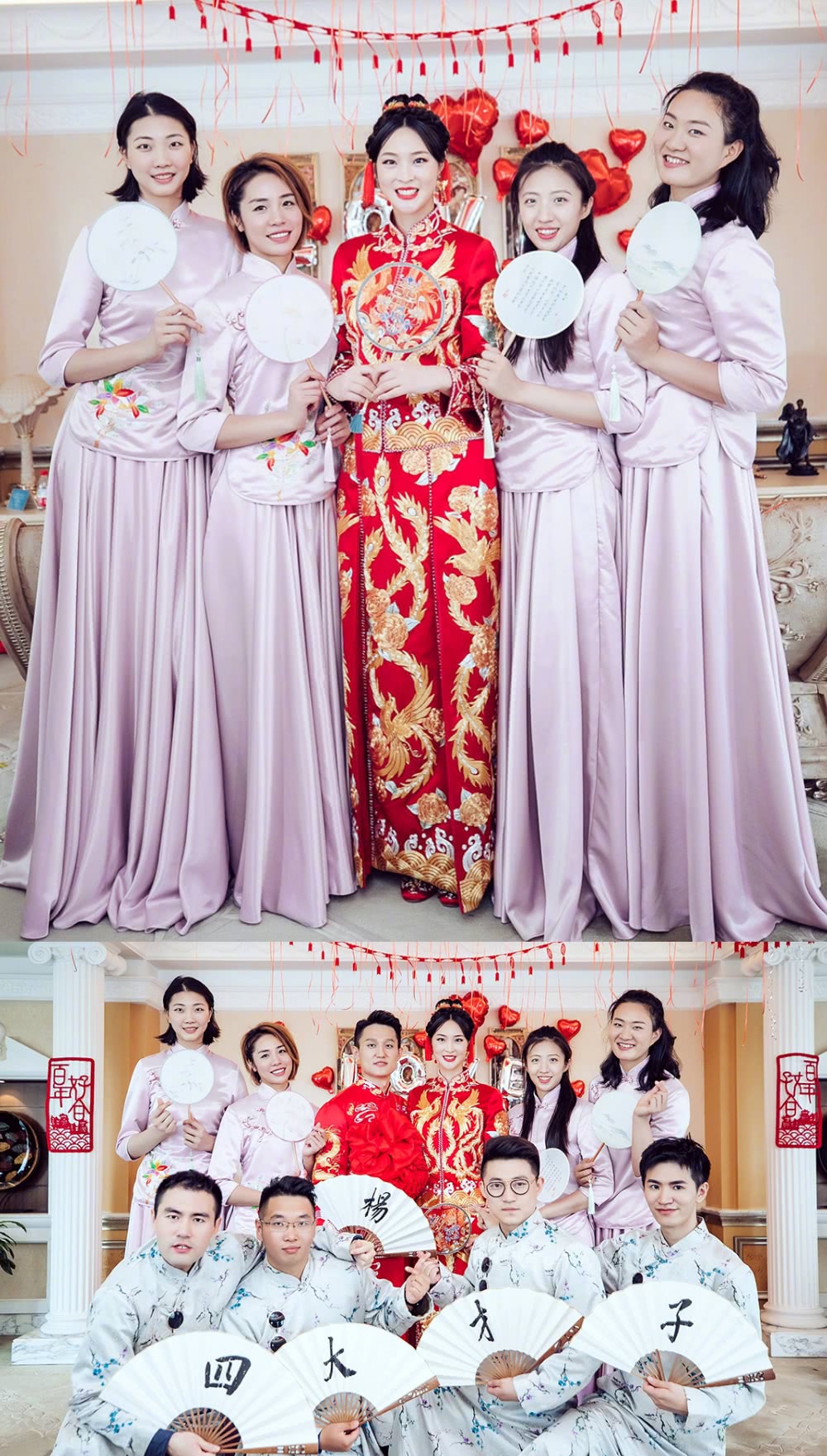 陈妍希最美伴娘团,盛世美颜的阿娇,甜美可爱型的陈乔恩,真的美