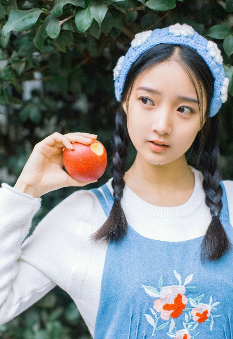 民族风麻花辫素颜少女可爱元气十足写真集 67676767 @微相册