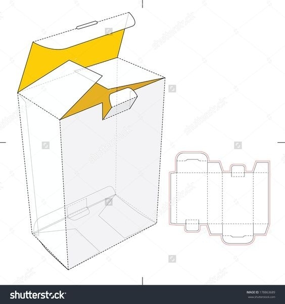 不同的盒型包装设计展开图转需留存