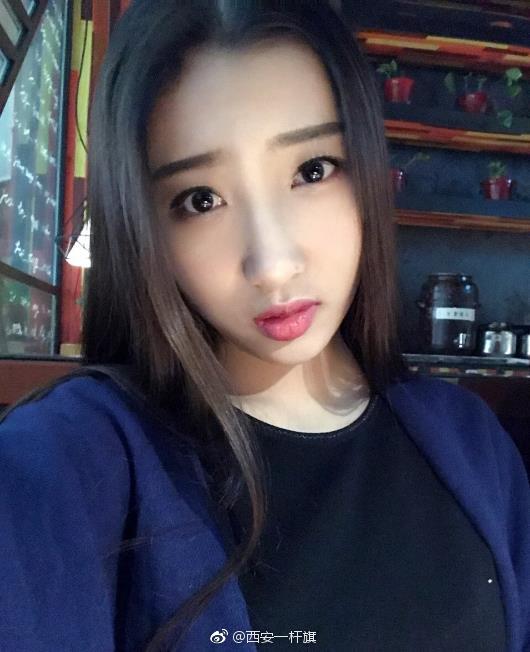 西安女娃97年出生身高165cm西安思源学院15级广告学专业