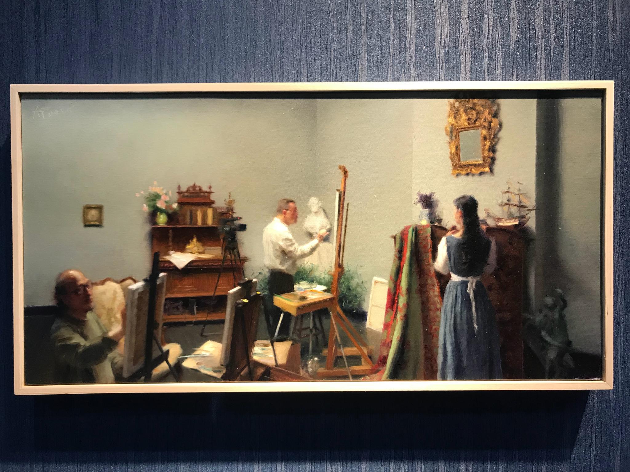 ▼  67国内超写实第一人冷军"画室写生系列"作品展