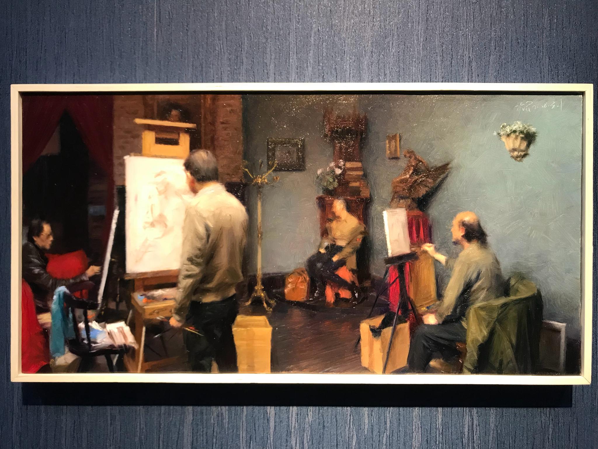 ▼  67国内超写实第一人冷军"画室写生系列"作品展