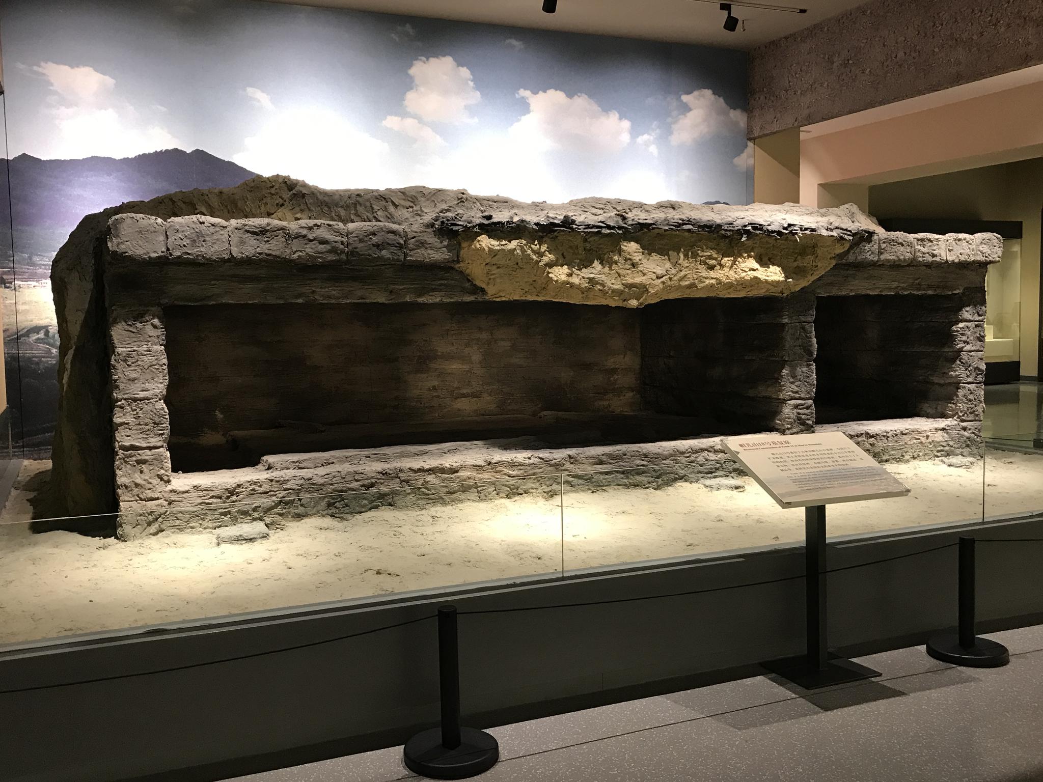 吉林帽儿山"夫余贵族墓群"复原展示——拍摄于