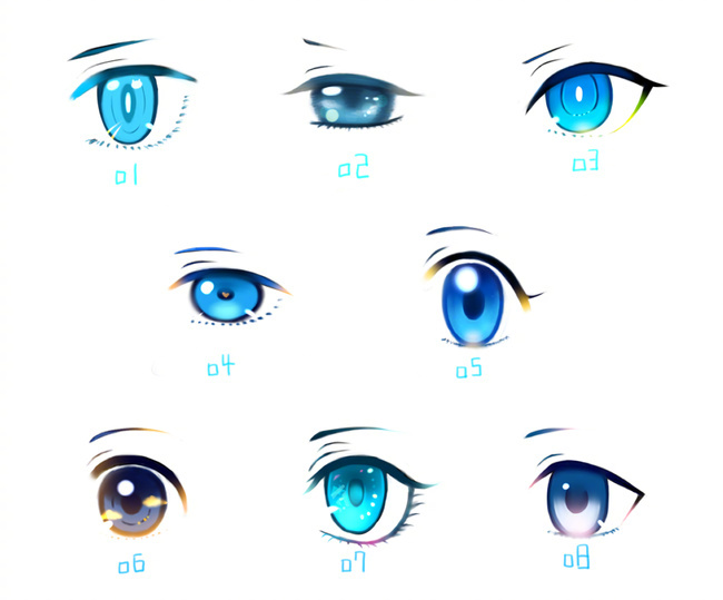 一组超赞的眼睛绘画练习素材,值得收藏需转!