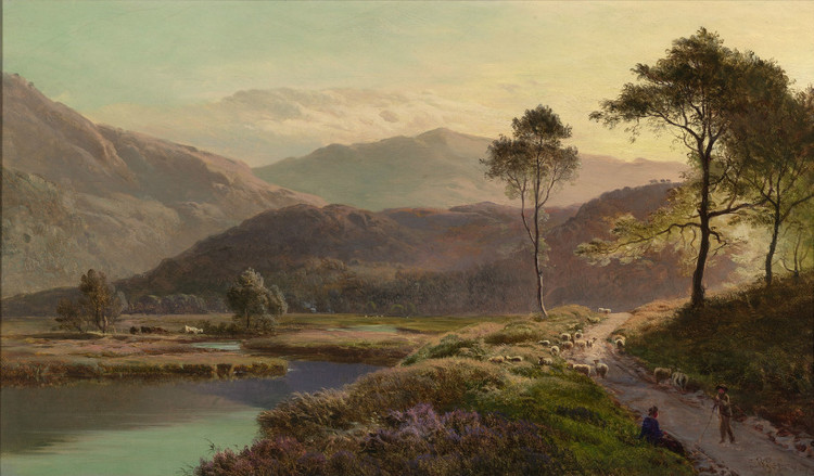 英国风景画家西德尼理查德珀西油画作品欣赏