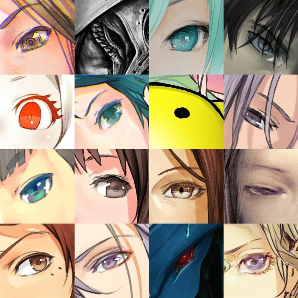 百十种动漫人物眼睛的画法,马走练习参考!