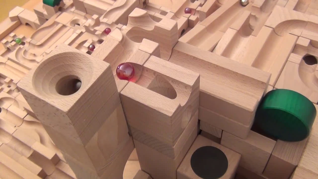 一个球引发的连锁反应!这是个大工程啊!全程看完!