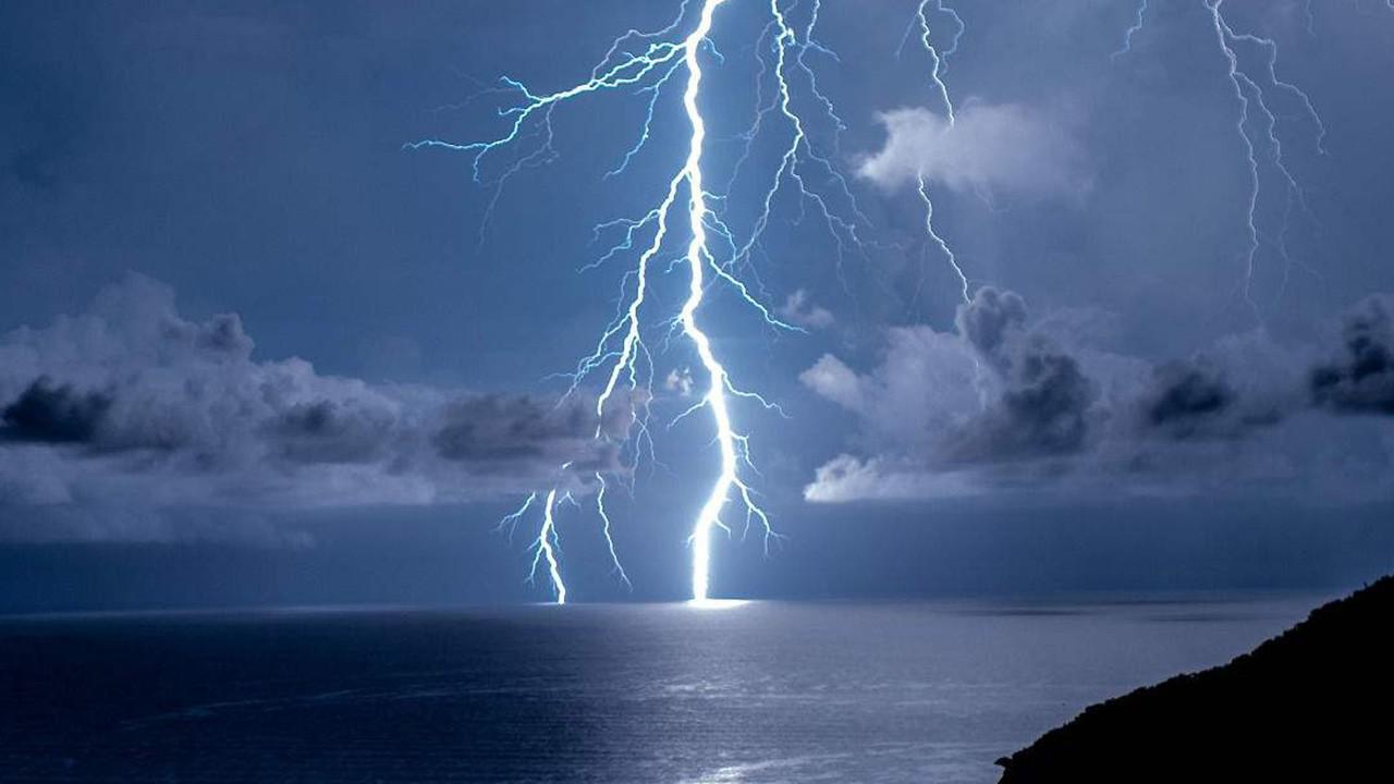 打雷时一道闪电劈进大海,海里的鱼会怎么样?看完大开眼界