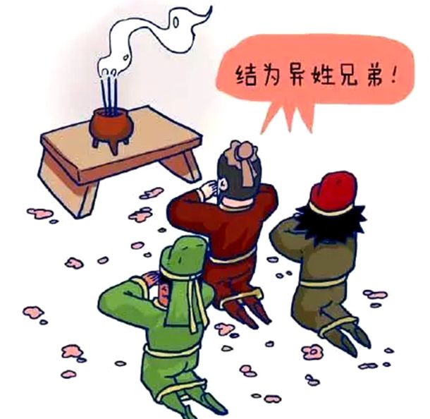 恶搞漫画:桃园结义之夫妻对白