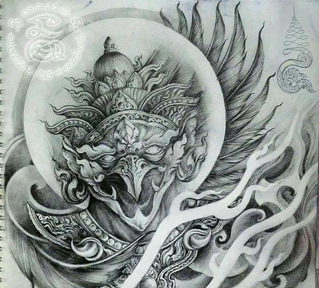 推荐一组纹身手稿参考