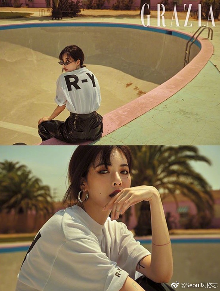 金泫雅 × grazia korea,金女士又在撩拨我的心弦。|金泫雅|心弦|女士_新浪新闻
