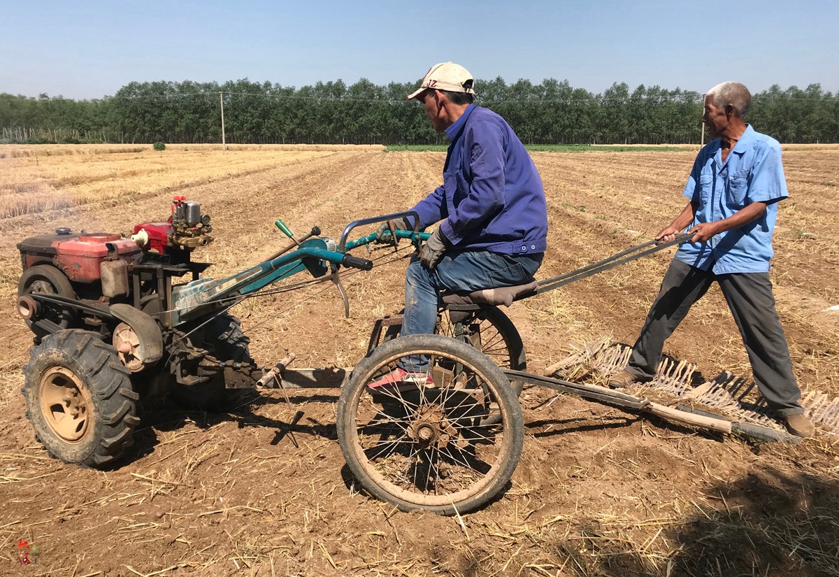 手扶拖拉机与千年农具结合变身农耕新神器花钱不多又好用