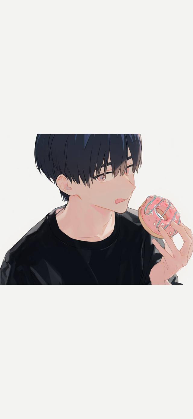 无水印壁纸聊天背景男生动漫头像手绘