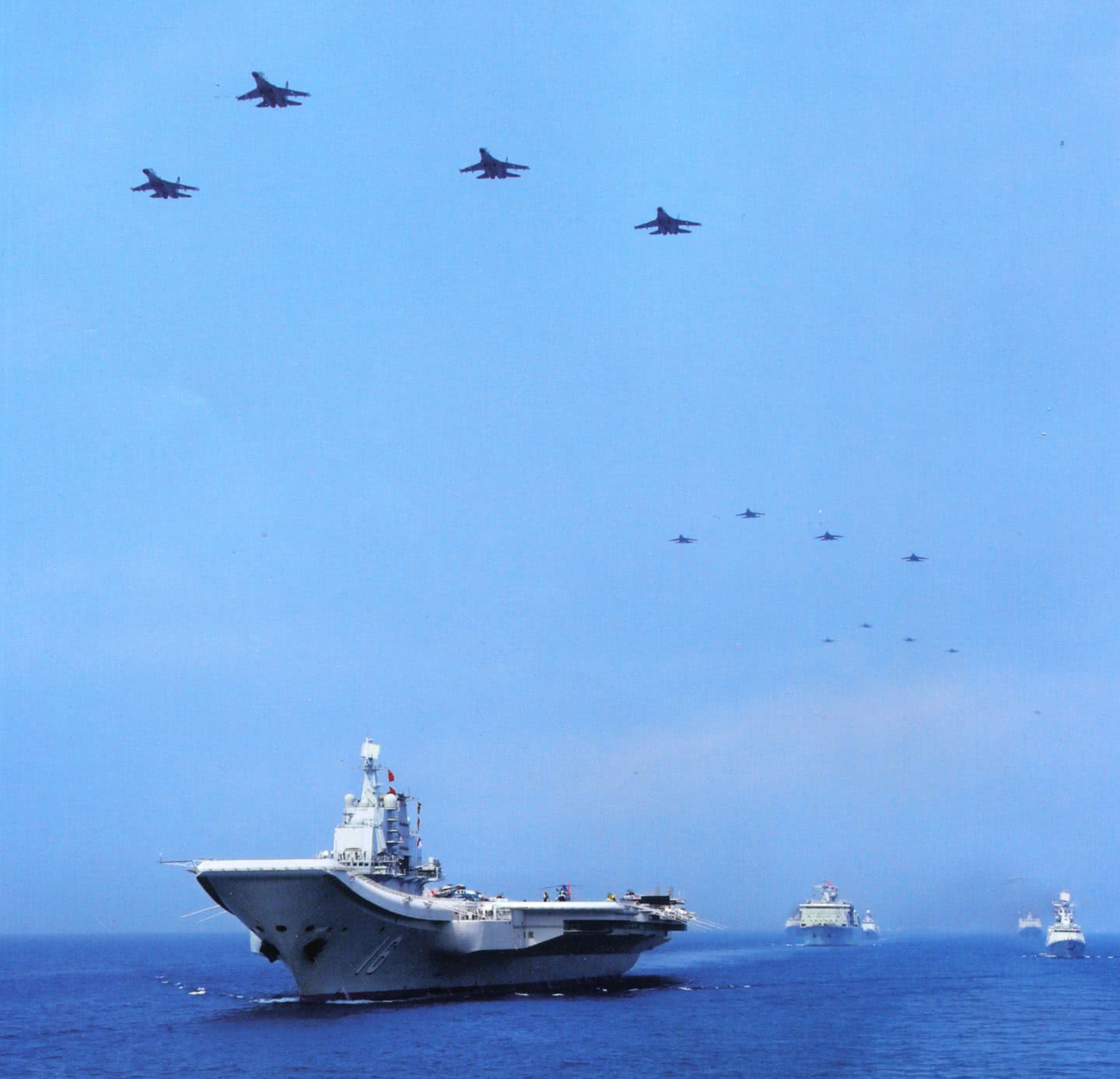 中国国防部新闻发言人在5月31日表示,辽宁舰航母编队已初步形成体系
